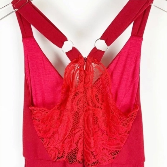 Velvet Torch Red Lace Bodycon Midi Dress, Women’s Size Small. - Picture 12 of 13